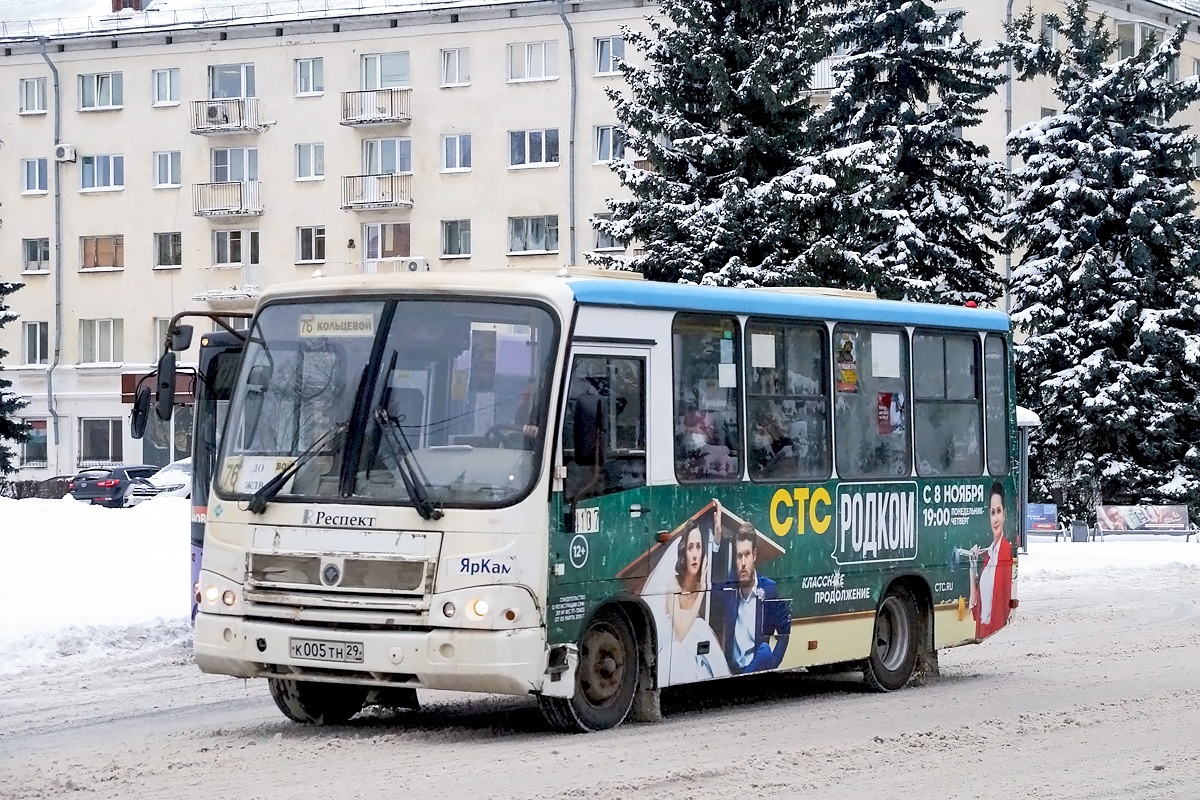 Архангельская область, ПАЗ-320302-08 № 4107