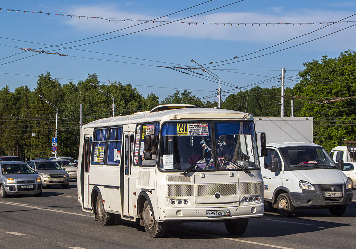 Башкортостан, ПАЗ-32054 № У 993 КЕ 102