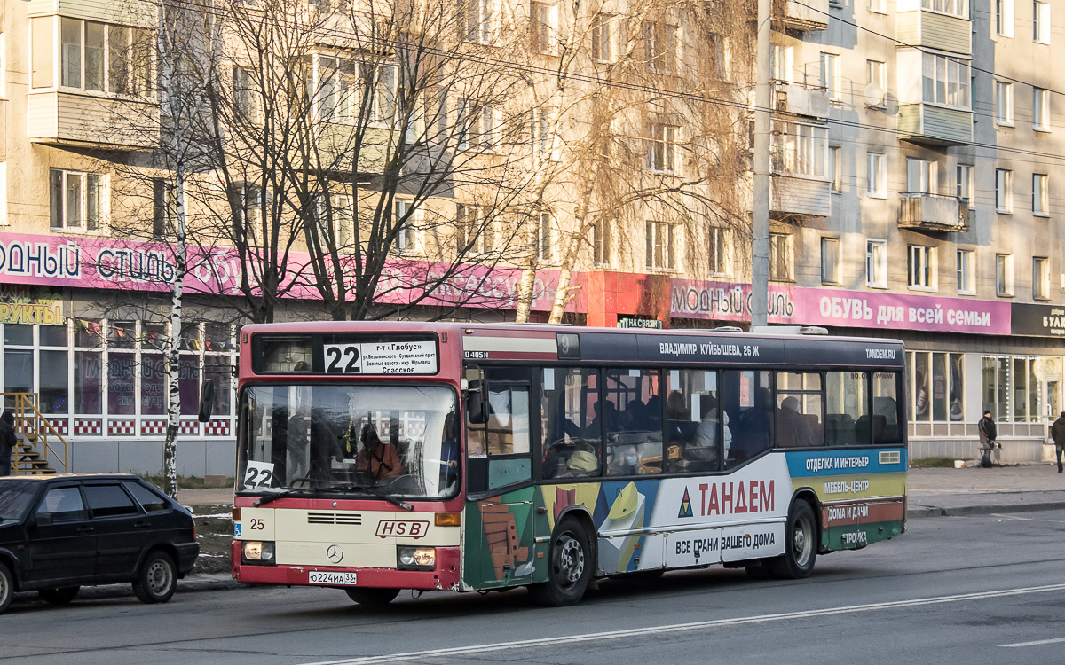 Владимирская область, Mercedes-Benz O405N2 № О 224 МА 33