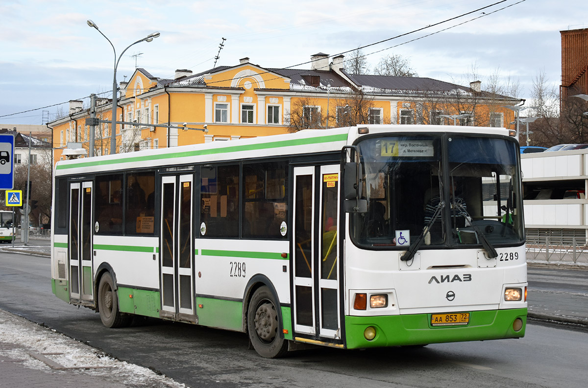 Тюменская область, ЛиАЗ-5293.54 № 2289