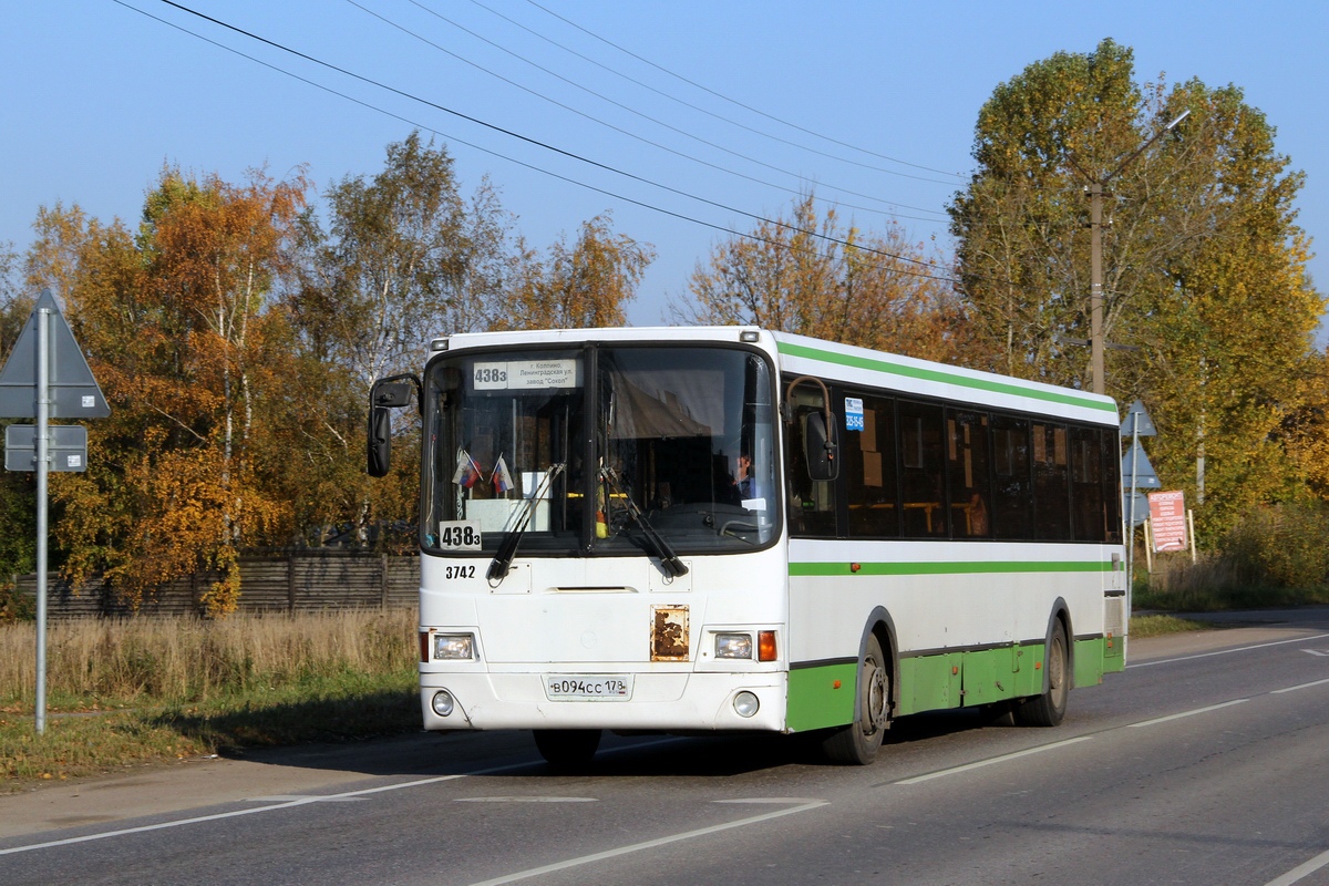 Санкт-Петербург, ЛиАЗ-5256.60 № 3742