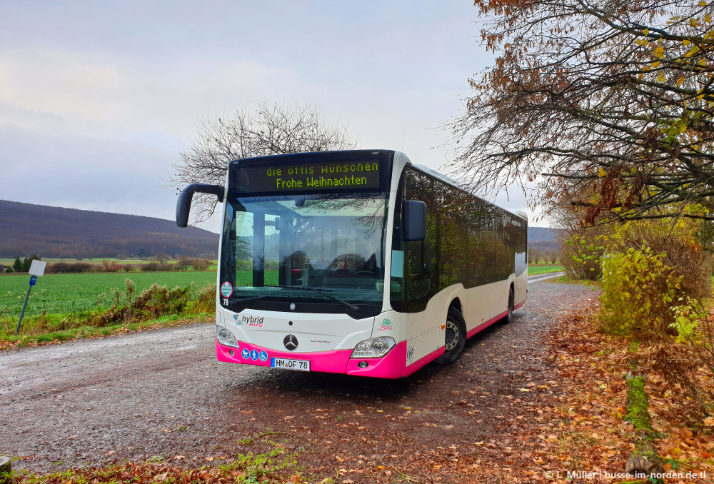 Нижняя Саксония, Mercedes-Benz Citaro C2 hybrid № 78