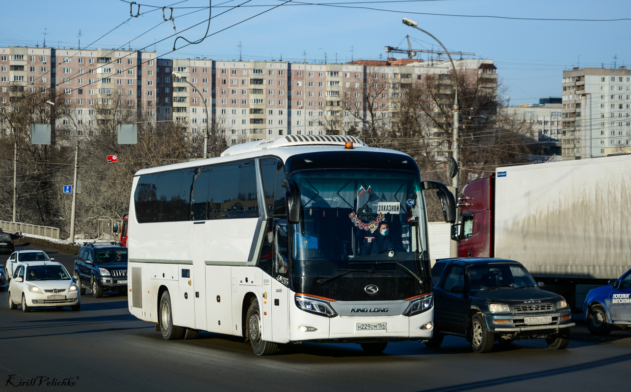 Новосибирская область, King Long XMQ6129Y № Н 229 СМ 154