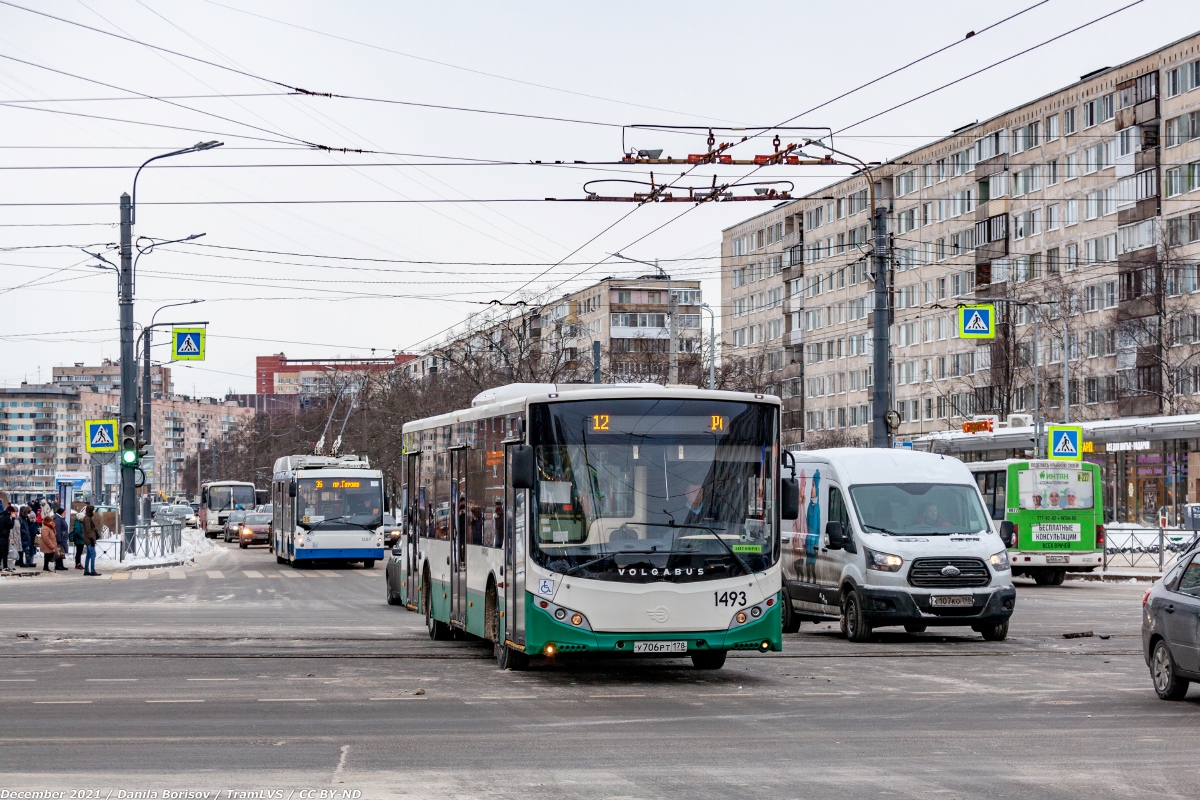 Санкт-Петербург, Volgabus-5270.00 № 1493