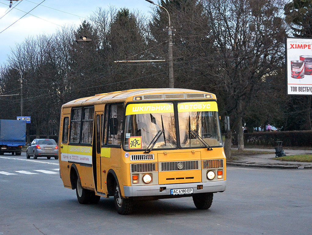 Волынская область, ПАЗ-32053-07 № AC 6180 EP