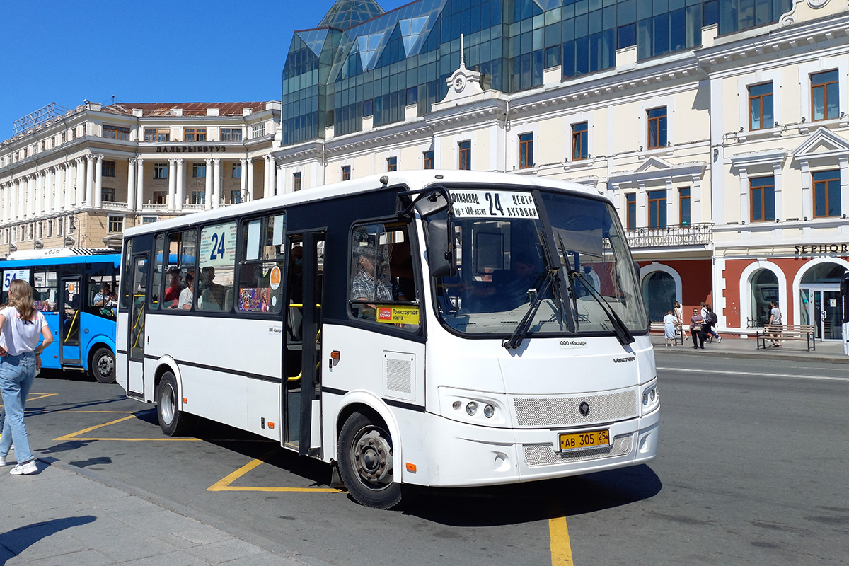 Приморский край, ПАЗ-320412-04 "Вектор" № АВ 305 25