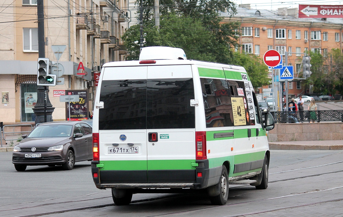 Chelyabinsk region, FIAT Ducato 244 CSMMC-RLL, -RTL # К 671 ТХ 174