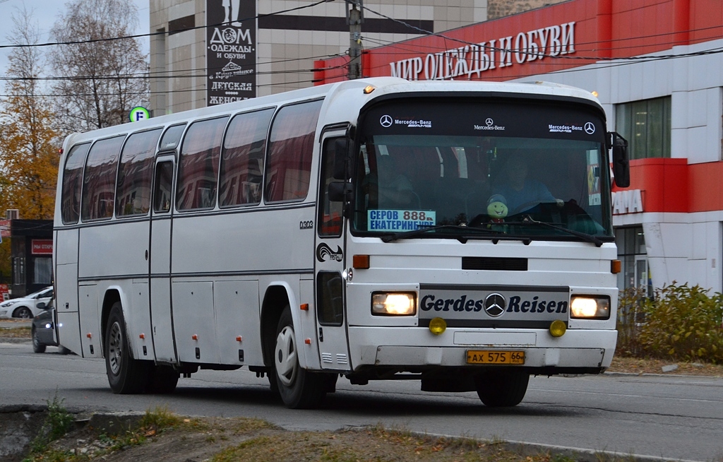 Свердловская область, Mercedes-Benz O303-15KHP-A № АХ 575 66