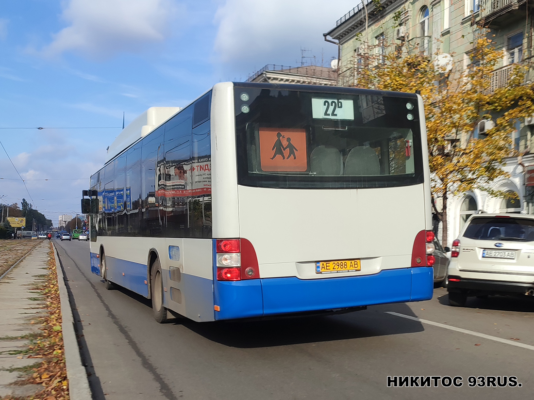 Днепропетровская область, MAN A20 Lion's City Ü NÜ313 CNG № AE 2988 AB