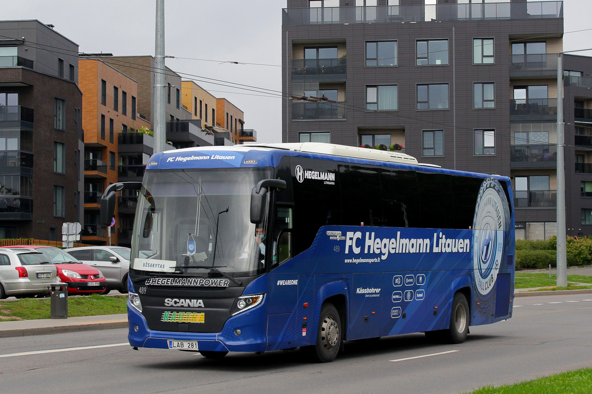 Литва, Scania Touring HD 12.0 № 489