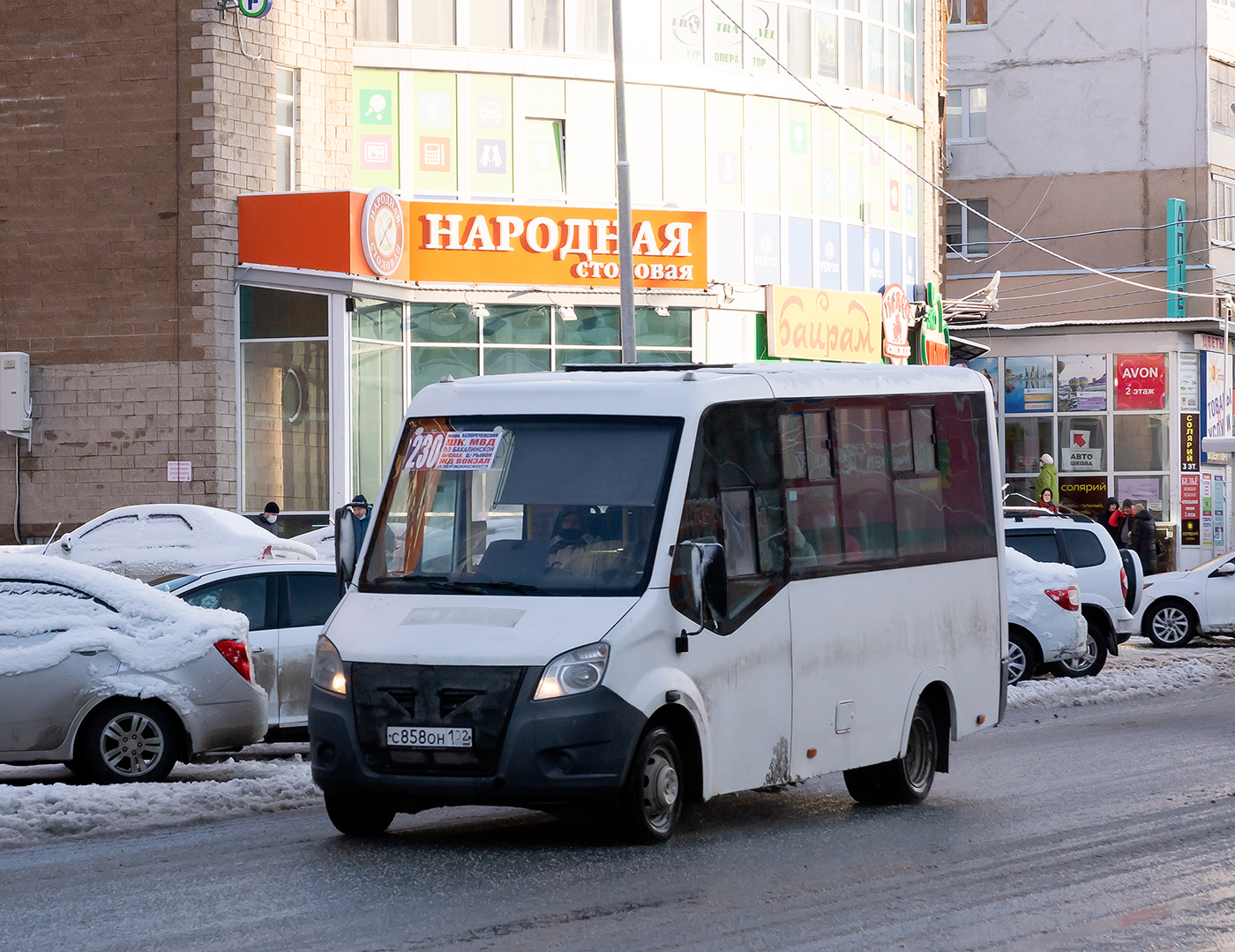 Башкортостан, ГАЗ-A64R42 Next № С 858 ОН 102