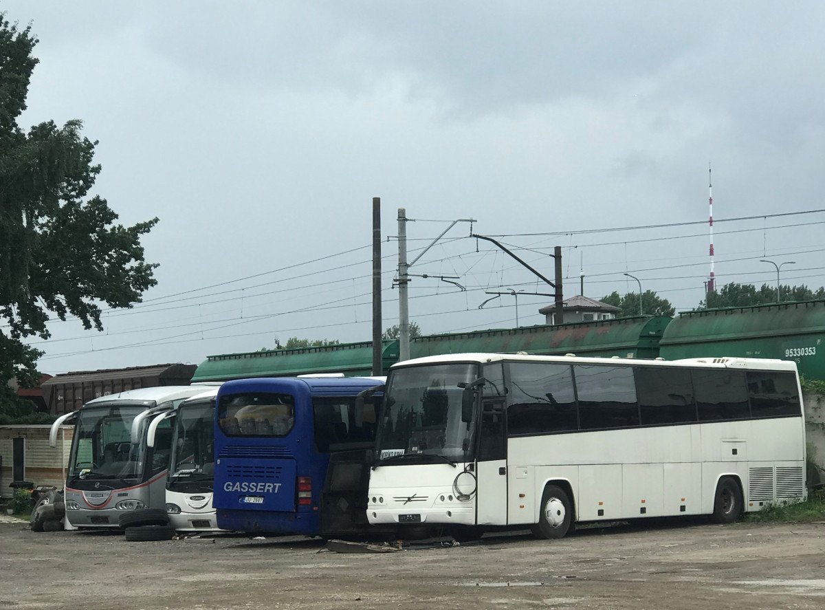 Латвия, Drögmöller EuroComet (Volvo B12-600) № JL-5551; Латвия — Автобусные парки и территории предприятий; Латвия — Автобусы без номеров