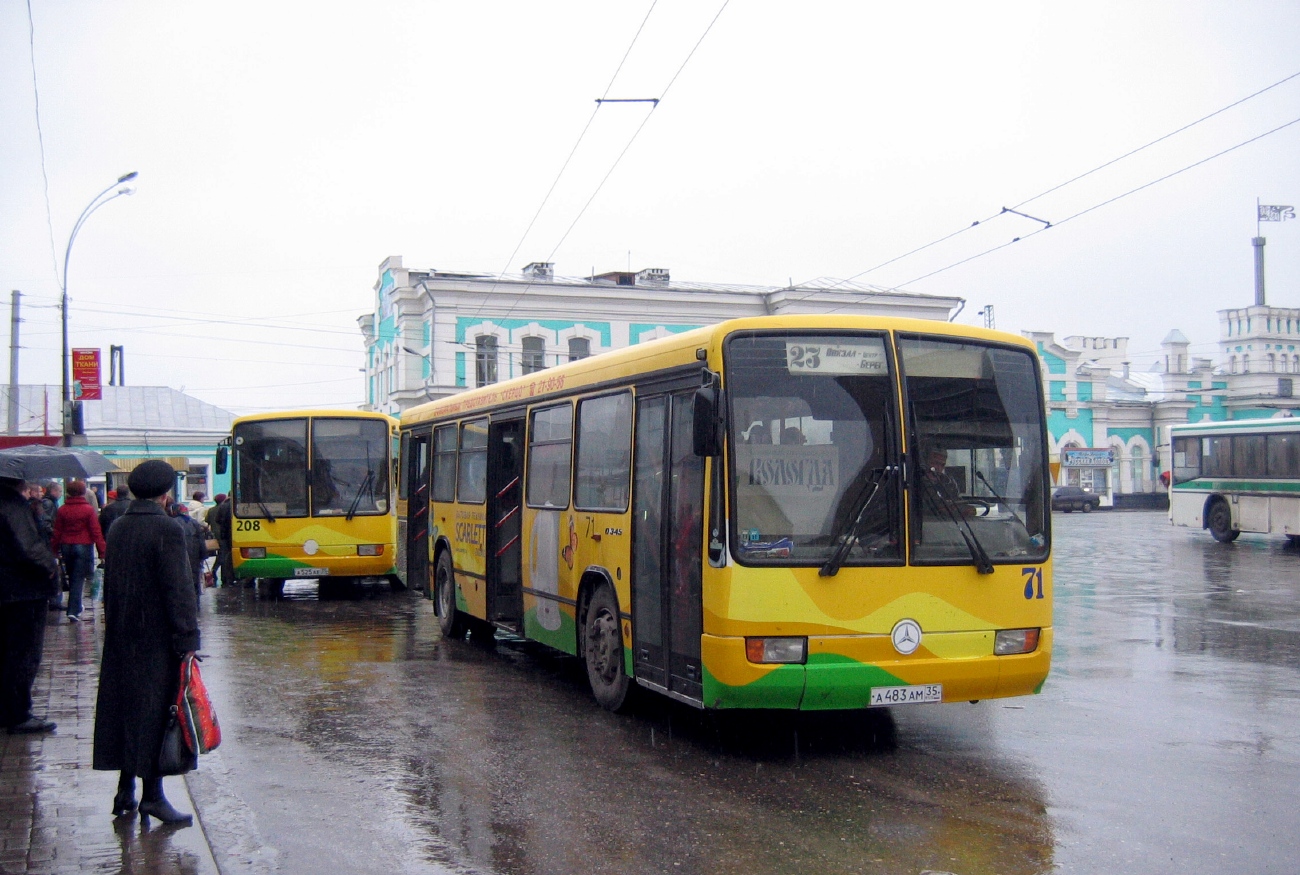 Вологодская область, Mercedes-Benz O345 № 71