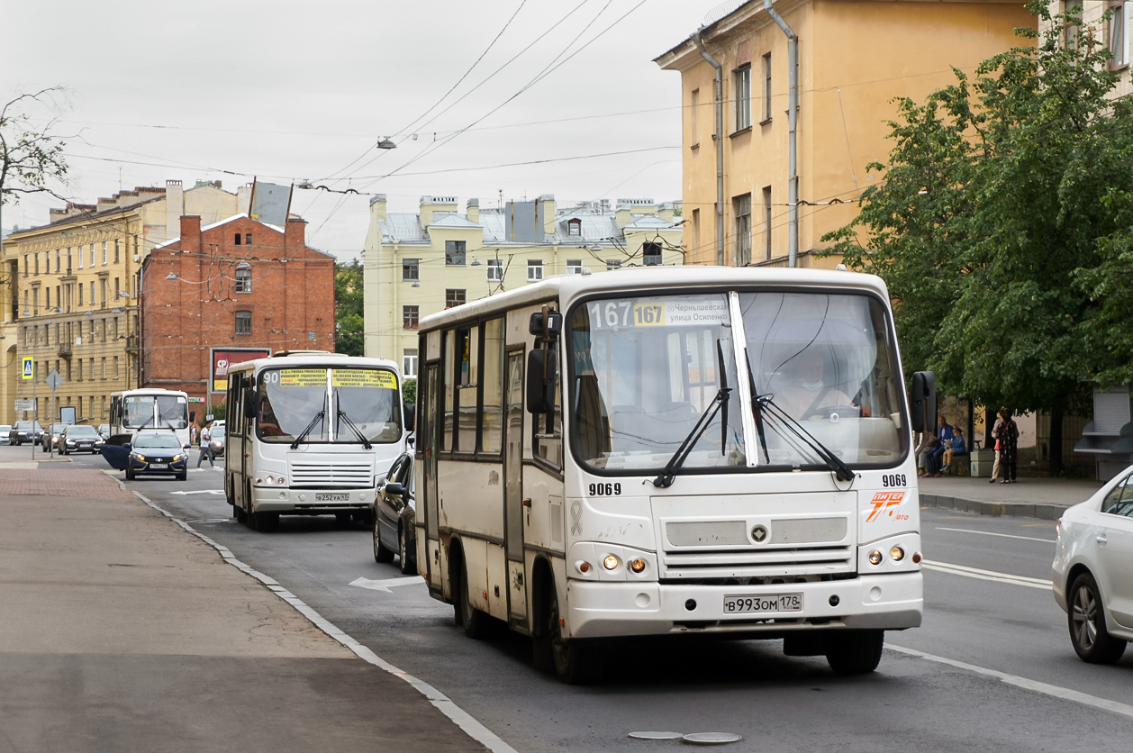 Санкт-Петербург, ПАЗ-320402-05 № 9069