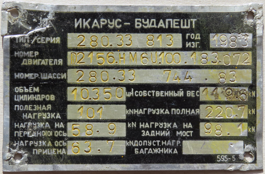 Волгоградская область, Ikarus 280.33 № 135