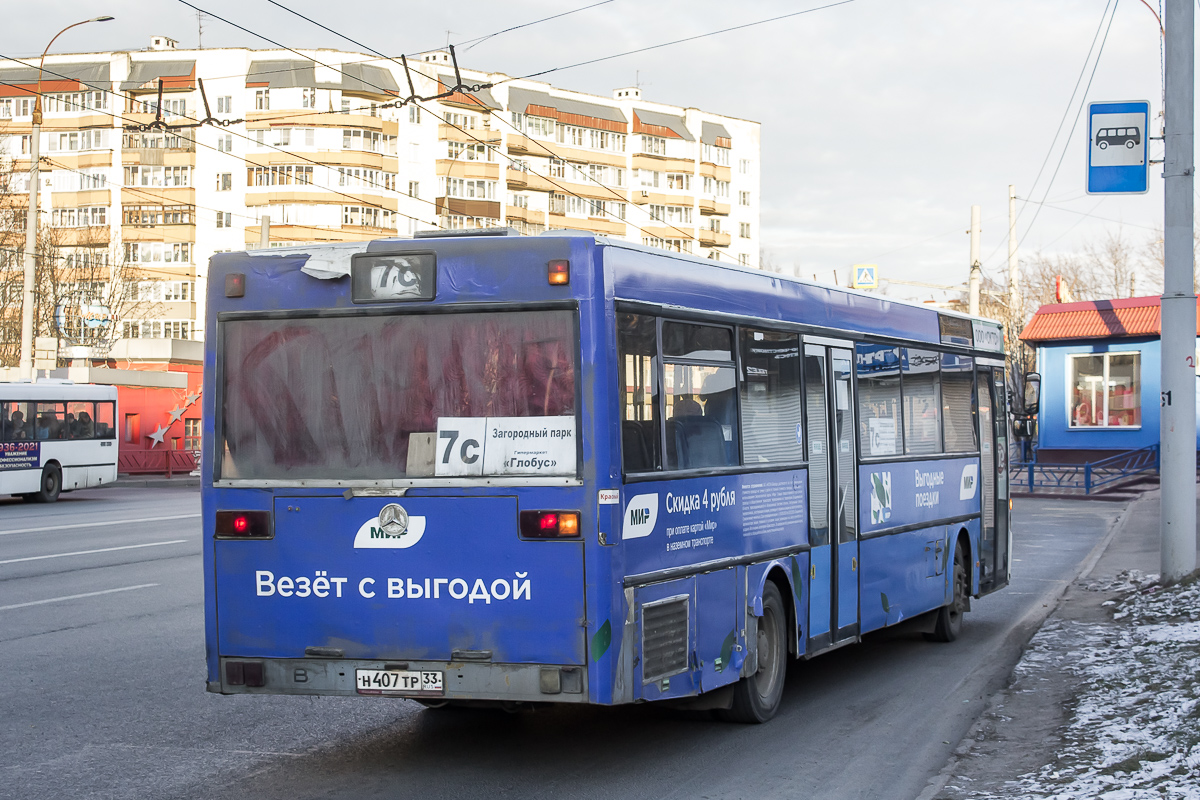 Владимирская область, Mercedes-Benz O405 № Н 407 ТР 33