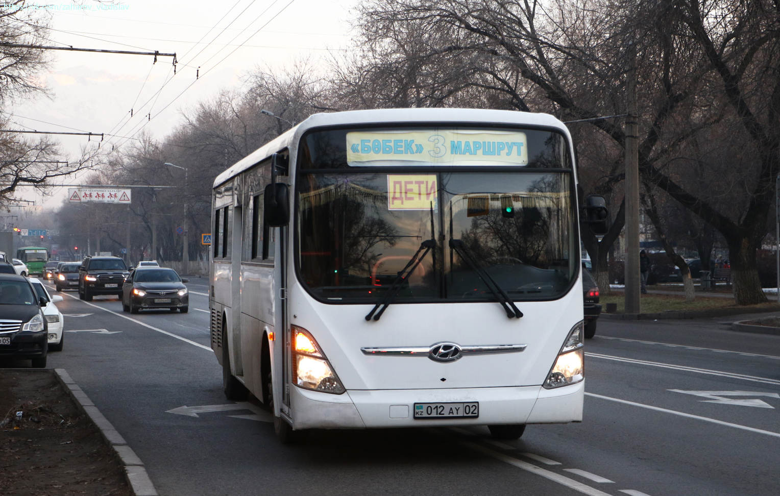 Алматы, Hyundai New Super AeroCity 1F/L № 012 AY 02