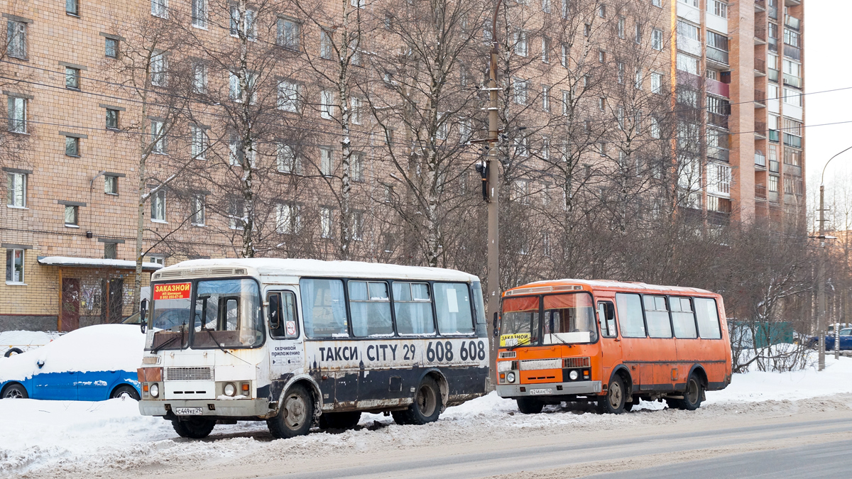 Архангельская область, ПАЗ-32054 № С 449 КЕ 29; Архангельская область, ПАЗ-32054 № В 246 АН 152