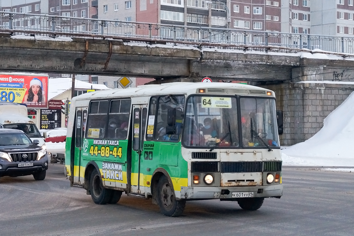 Архангельская область, ПАЗ-32054 № К 601 УУ 29