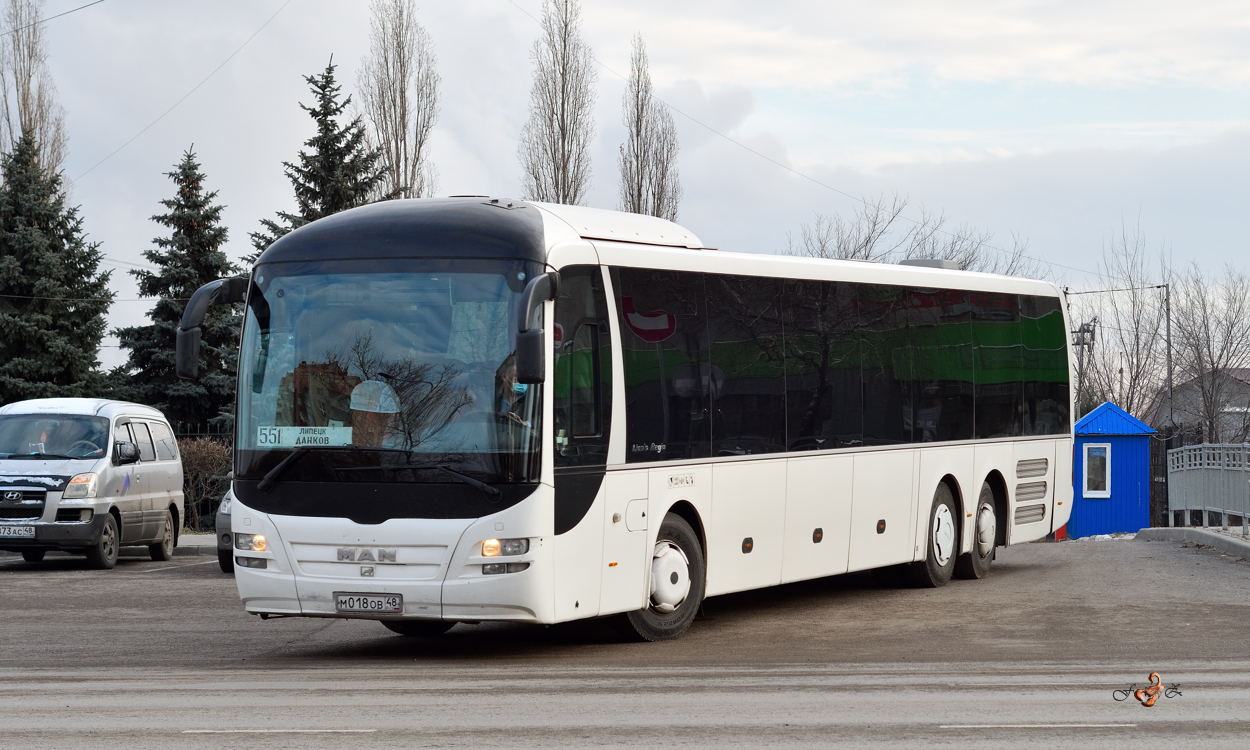 Липецкая область, MAN R13 Lion's Regio L ÜL394 L № М 018 ОВ 48