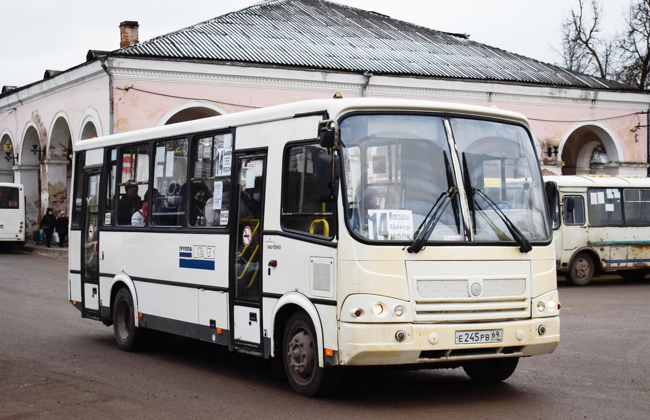 Тверская область, ПАЗ-320412-05 № Е 245 РВ 69