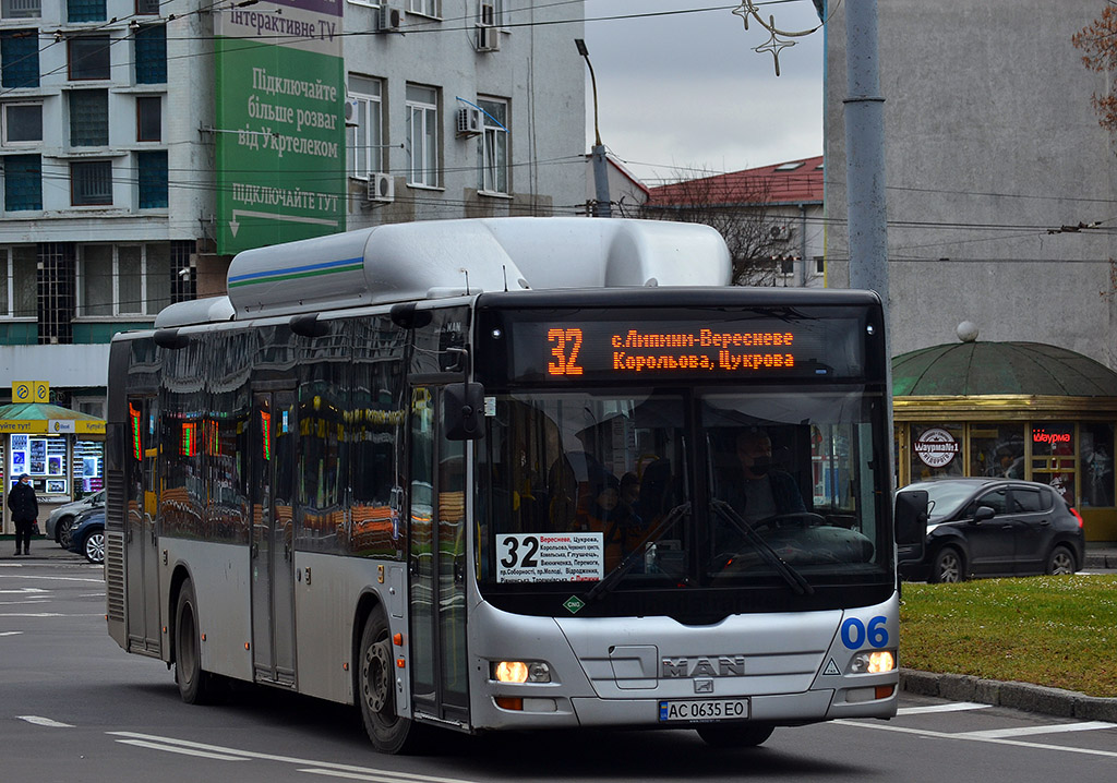 Волынская область, MAN A21 Lion's City NL313 CNG № 06