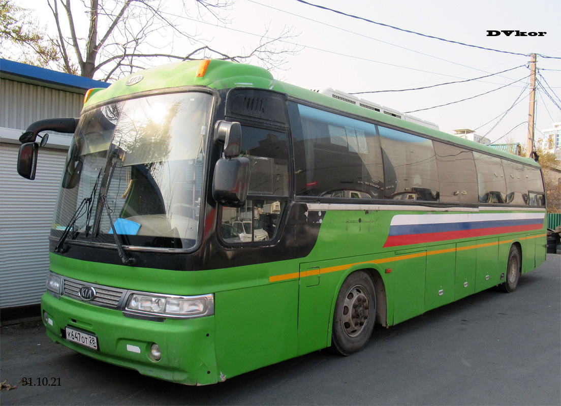 Амурская область, Kia KM948 Granbird Greenfield № К 647 ОТ 28