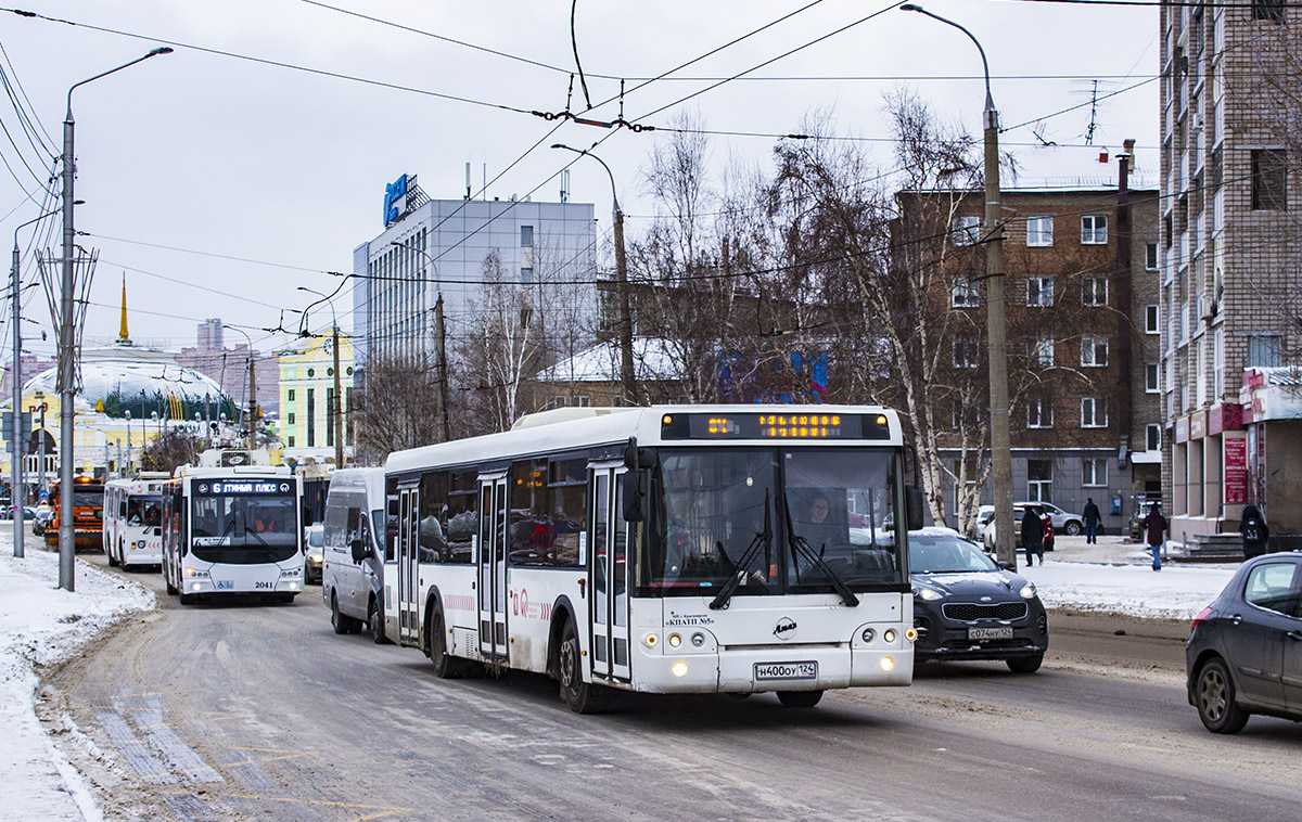 Krasnoyarsk region, LiAZ-5292.21 # Н 400 ОУ 124