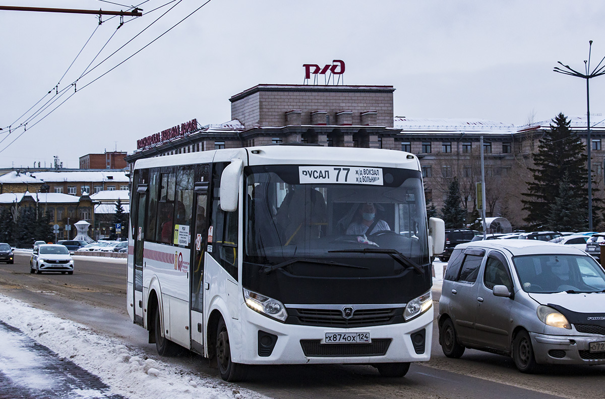 Region Krasnojarsk, PAZ-320405-04 "Vector Next" Nr. Х 874 ОХ 124