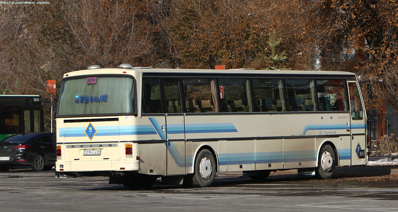 Almaty, Setra S215H (Spain) # 215 OJA 02