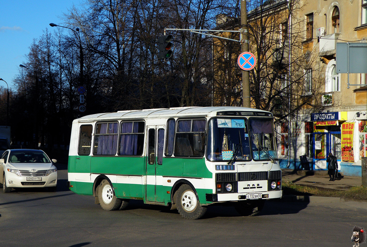 Нижегородская область, ПАЗ-3205 (00) № Е 732 ВМ 52