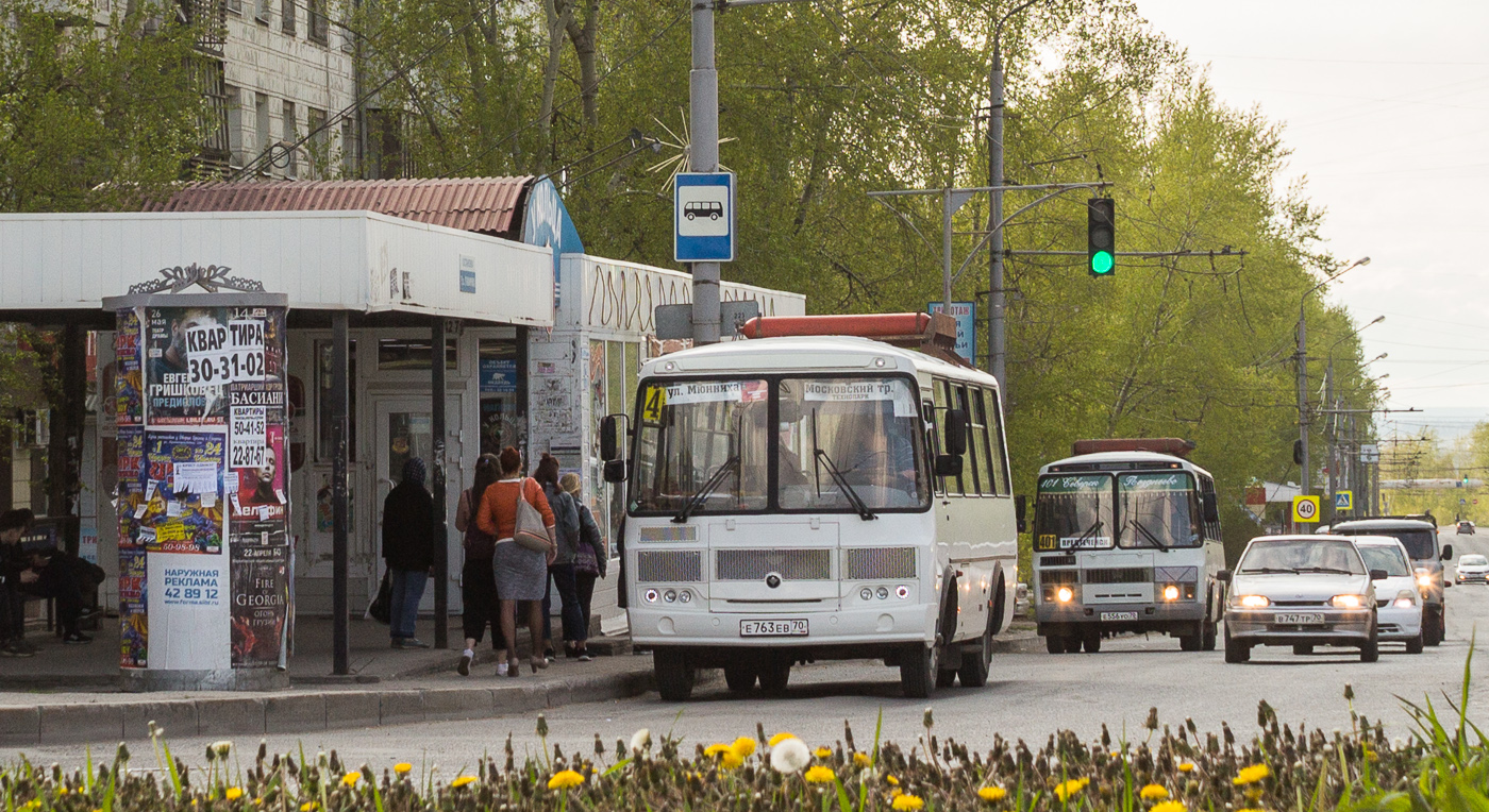 Томская область, ПАЗ-32054 № Е 763 ЕВ 70