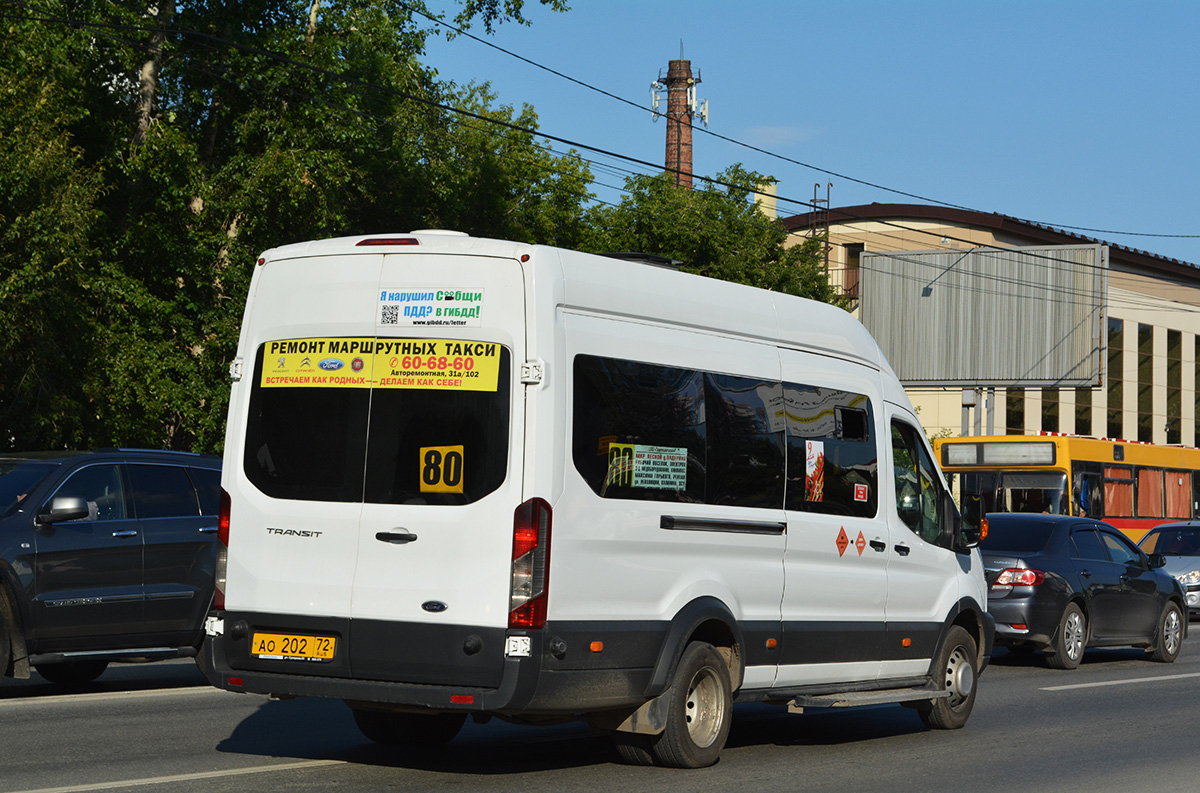 Tumen region, Nizhegorodets-222708 (Ford Transit FBD) Nr. АО 202 72