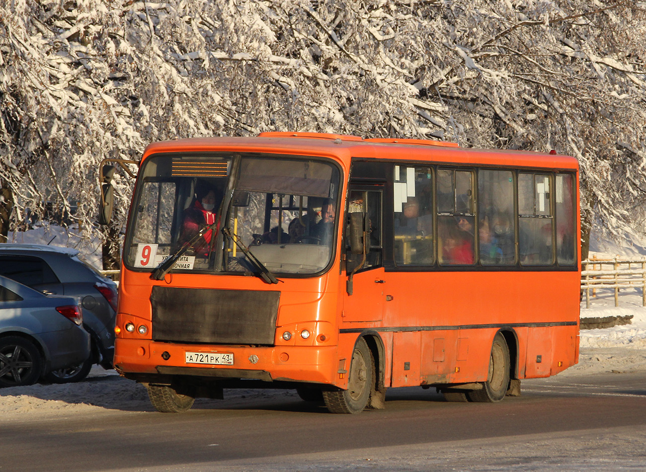 Кировская область, ПАЗ-320402-05 № А 721 РК 43