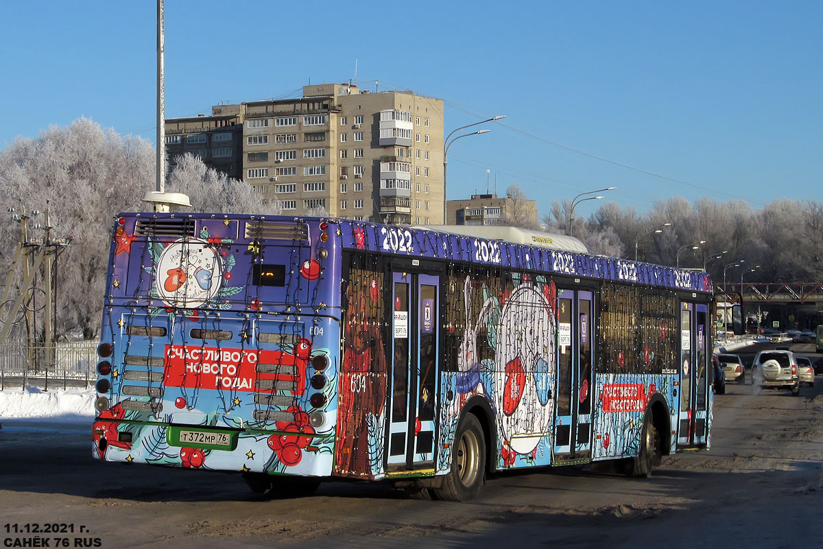 Yaroslavl region, LiAZ-5292.22 (2-2-2) № 604; Yaroslavl region — New Year Buses
