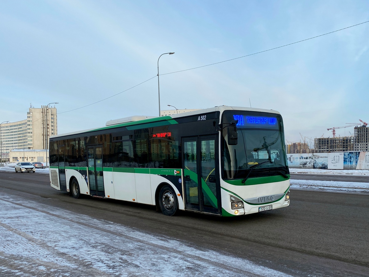 Astana, IVECO Crossway LE 13M (SaryarkaAvtoProm) č. A502