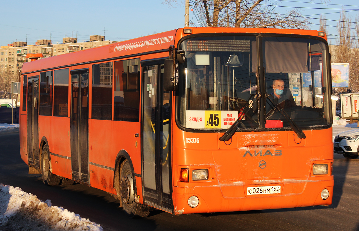 Нижегородская область, ЛиАЗ-5293.60 № 15376