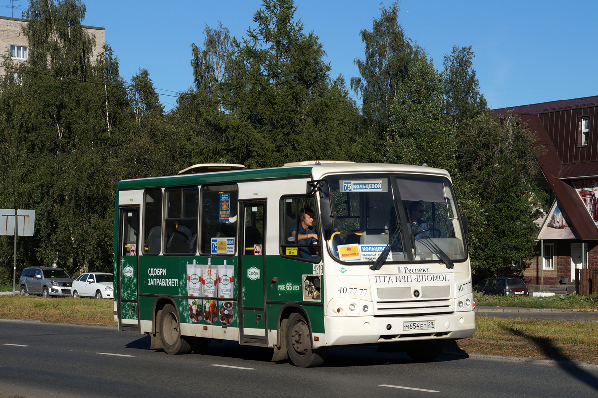 Архангельская область, ПАЗ-320302-08 № 4219