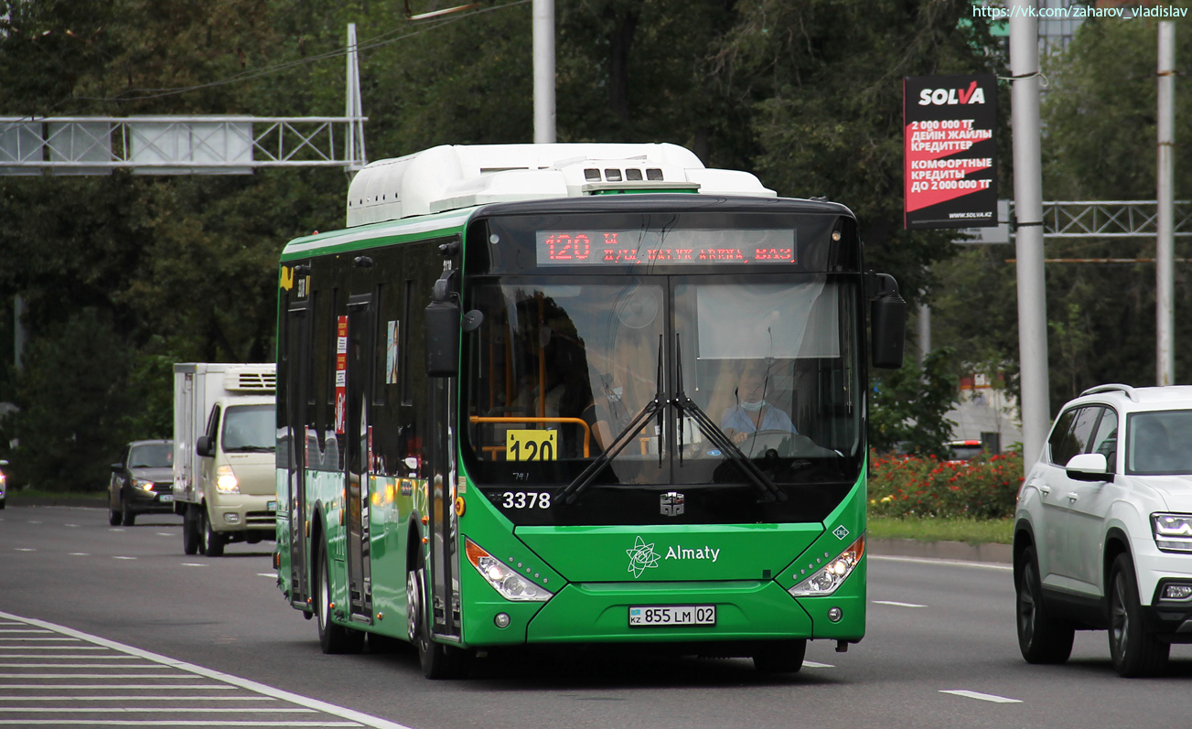 Алматы, Zhong Tong LCK6125HGAN № 3378