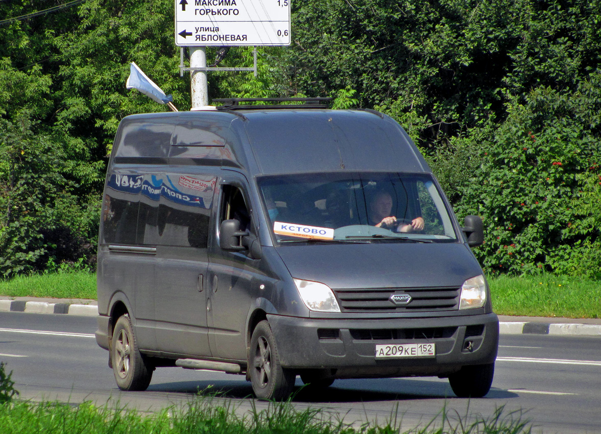 Нижегородская область, LDV Maxus (ГАЗ) № А 209 КЕ 152