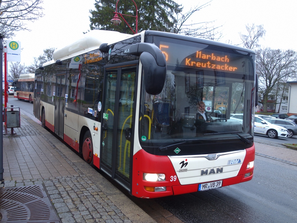 Гессен, MAN A21 Lion's City NL313 CNG № 39