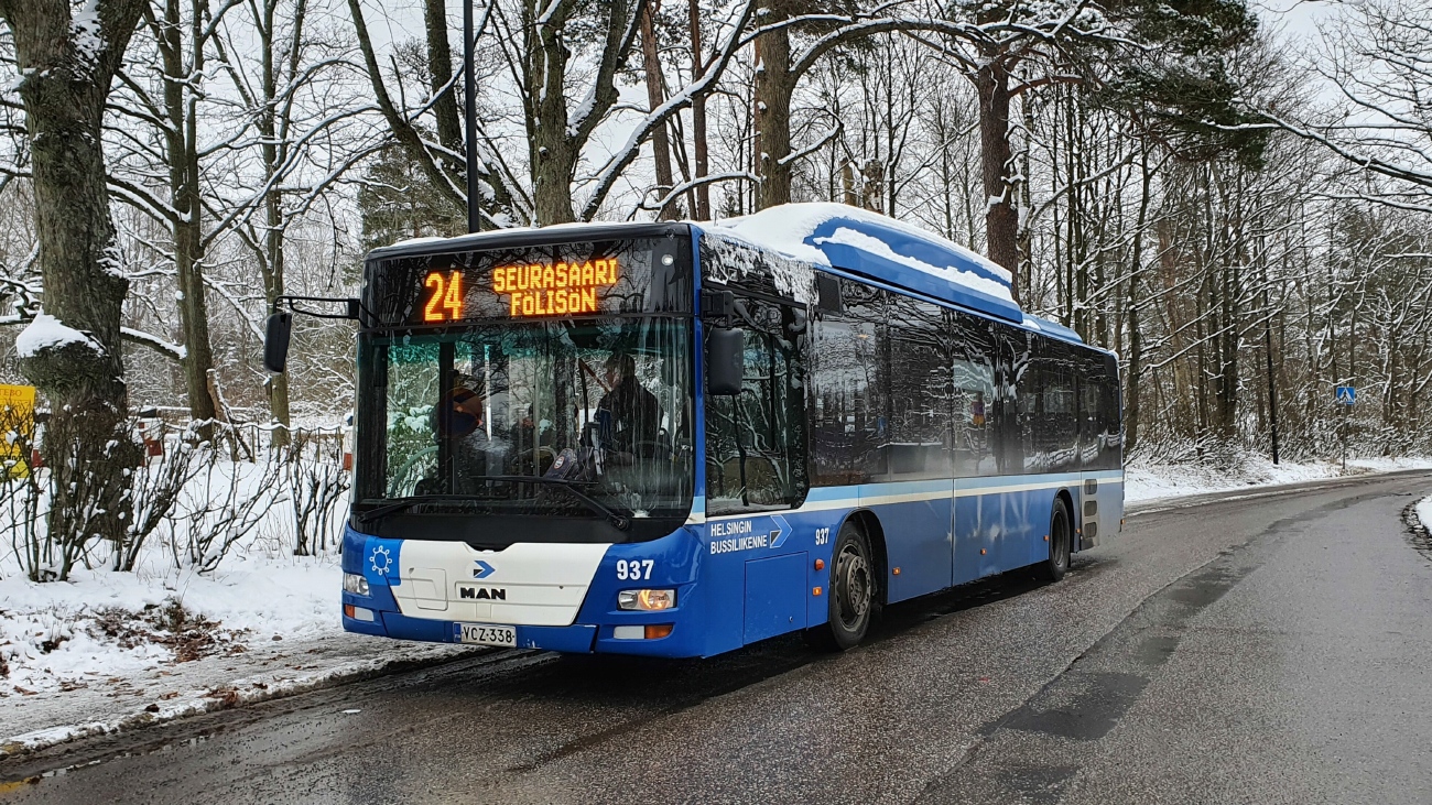 Финляндия, MAN A21 Lion's City NL243 CNG № 937