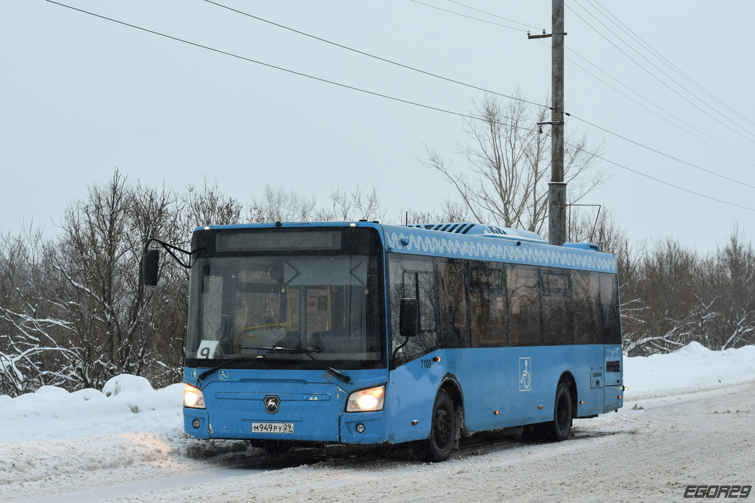 Архангельская область, ЛиАЗ-4292.60 (1-2-1) № 7109