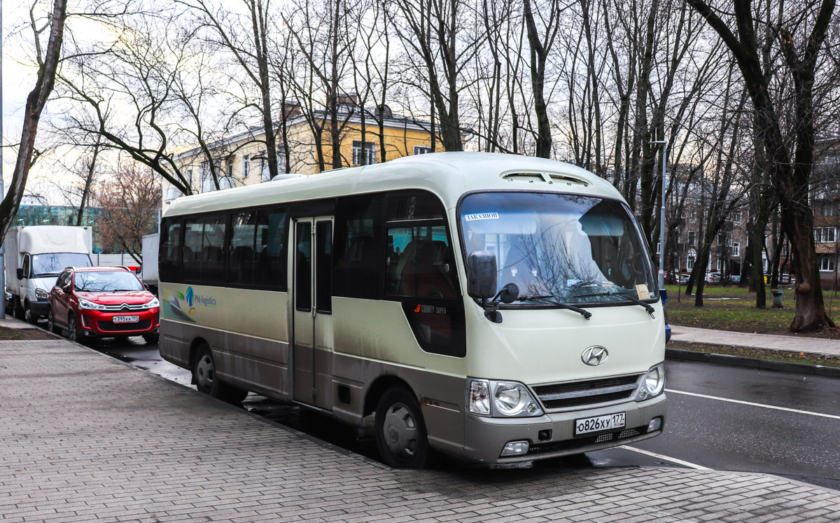 Москва, Hyundai County Deluxe № О 826 ХУ 177