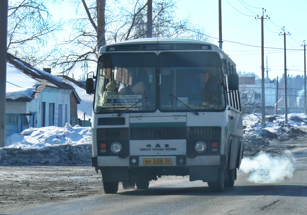 Новосибирская область, ПАЗ-3205 (00) № МУ 038 54