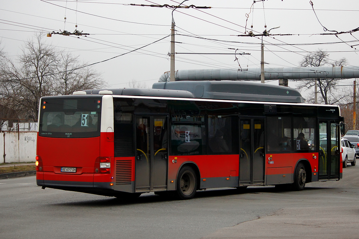 Днепропетровская область, MAN A21 Lion's City NL273 LPG № AE 6017 OH