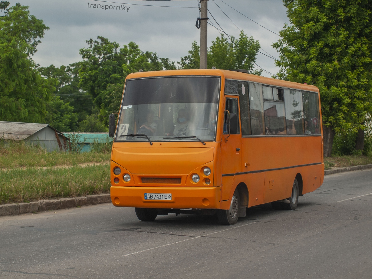 Винницкая область, I-VAN A07A1 № AB 7431 EK