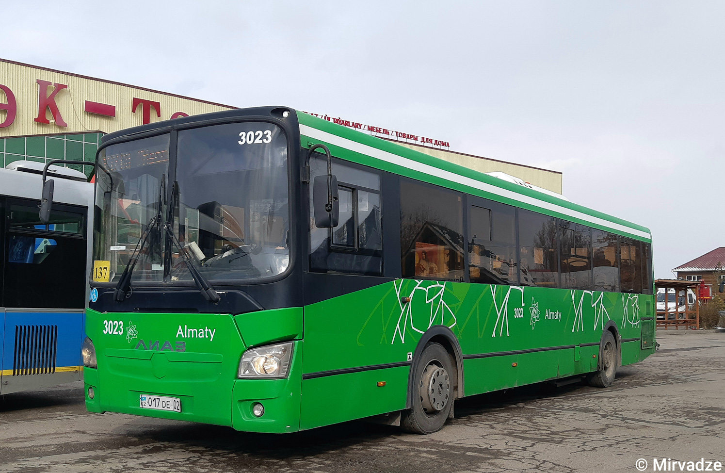 Almaty, LiAZ-5293.60 № 3023