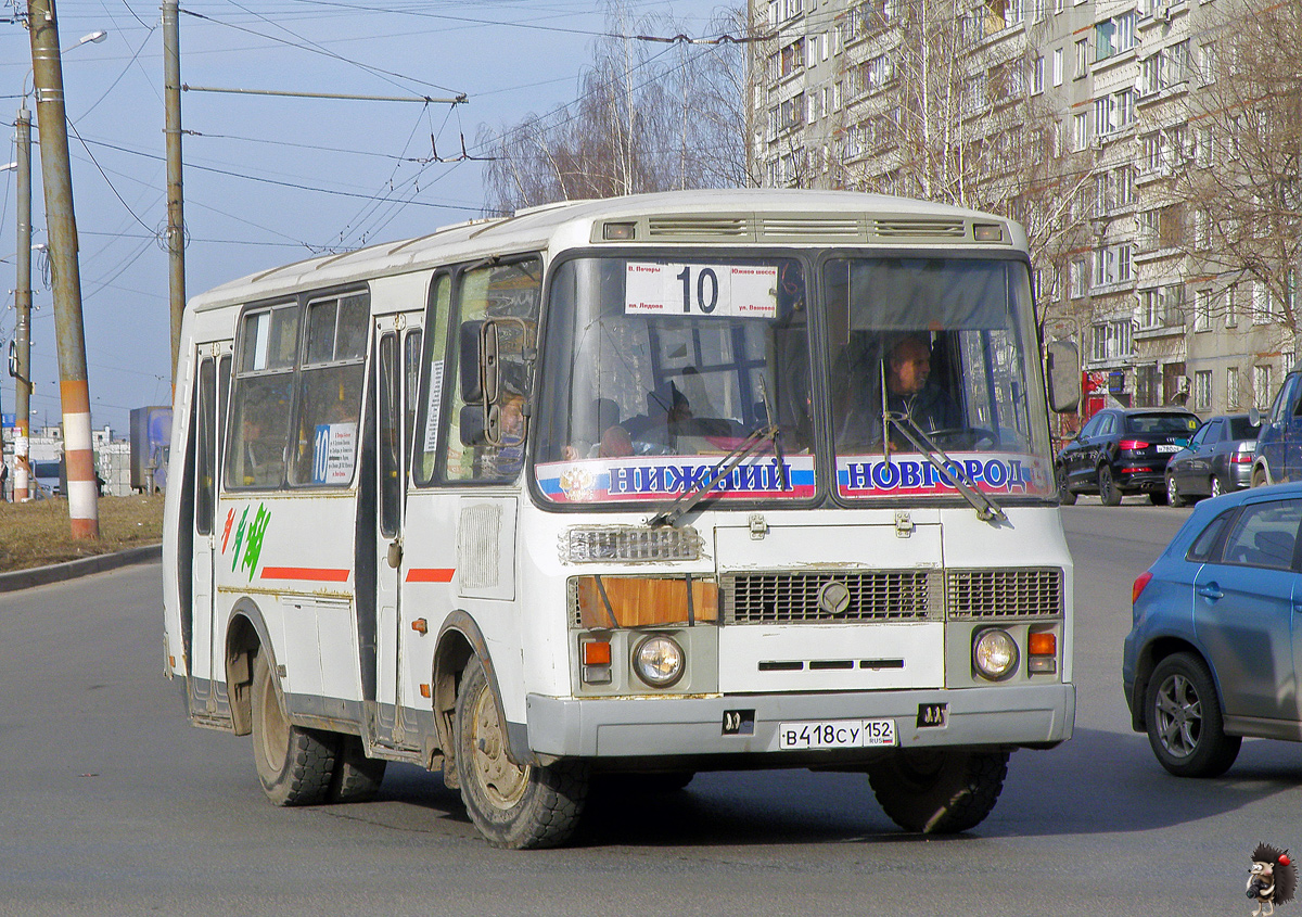 Нижегородская область, ПАЗ-32054 № В 418 СУ 152