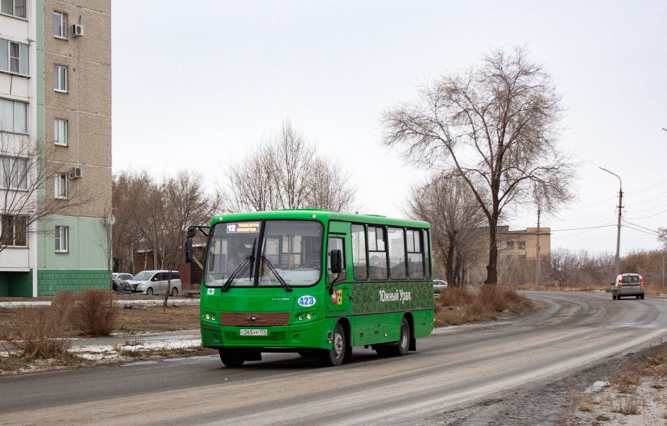 Челябинская область, ПАЗ-320302-22 "Вектор" № 423